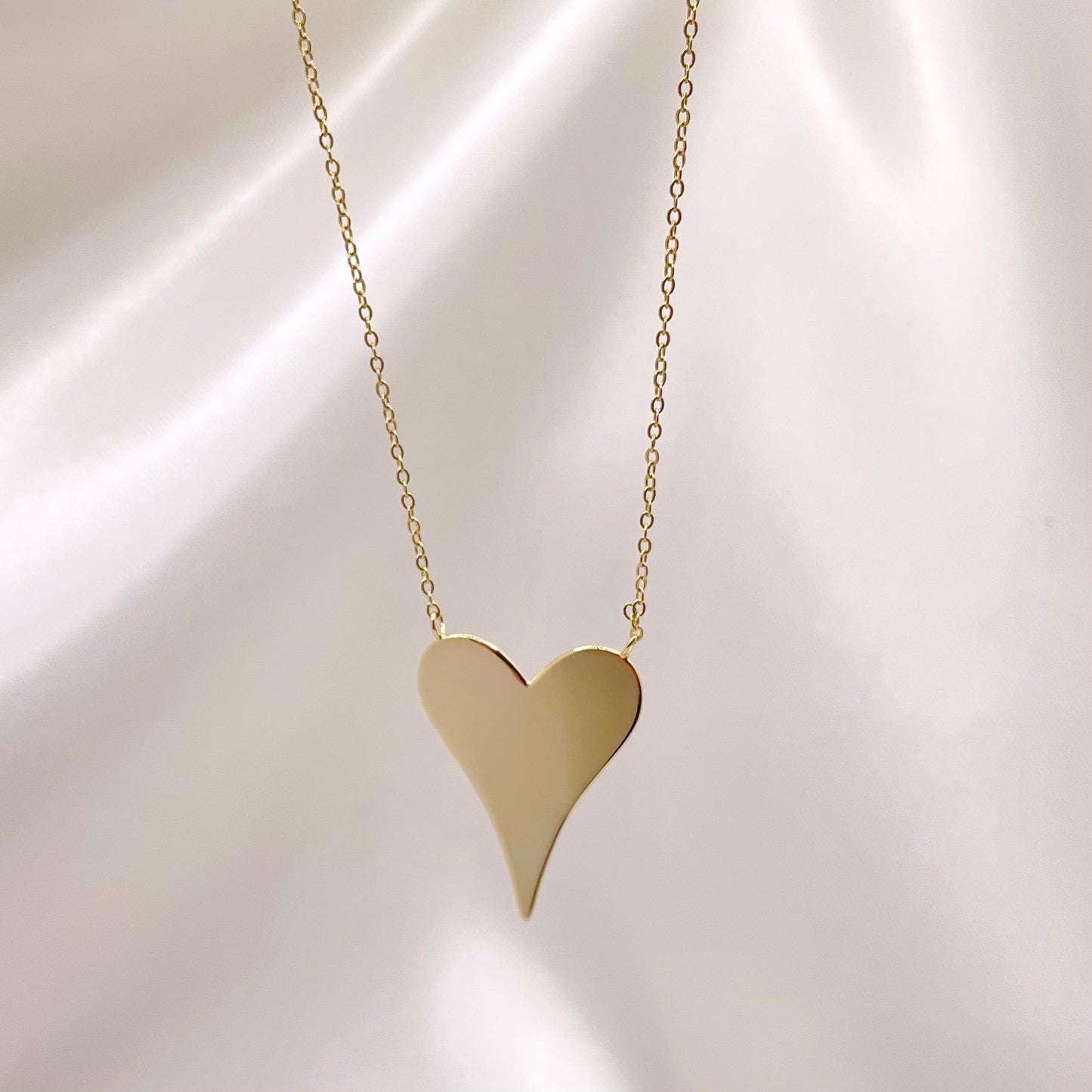 "LUCKY GIRL" SILVER/GOLD NECKLACE