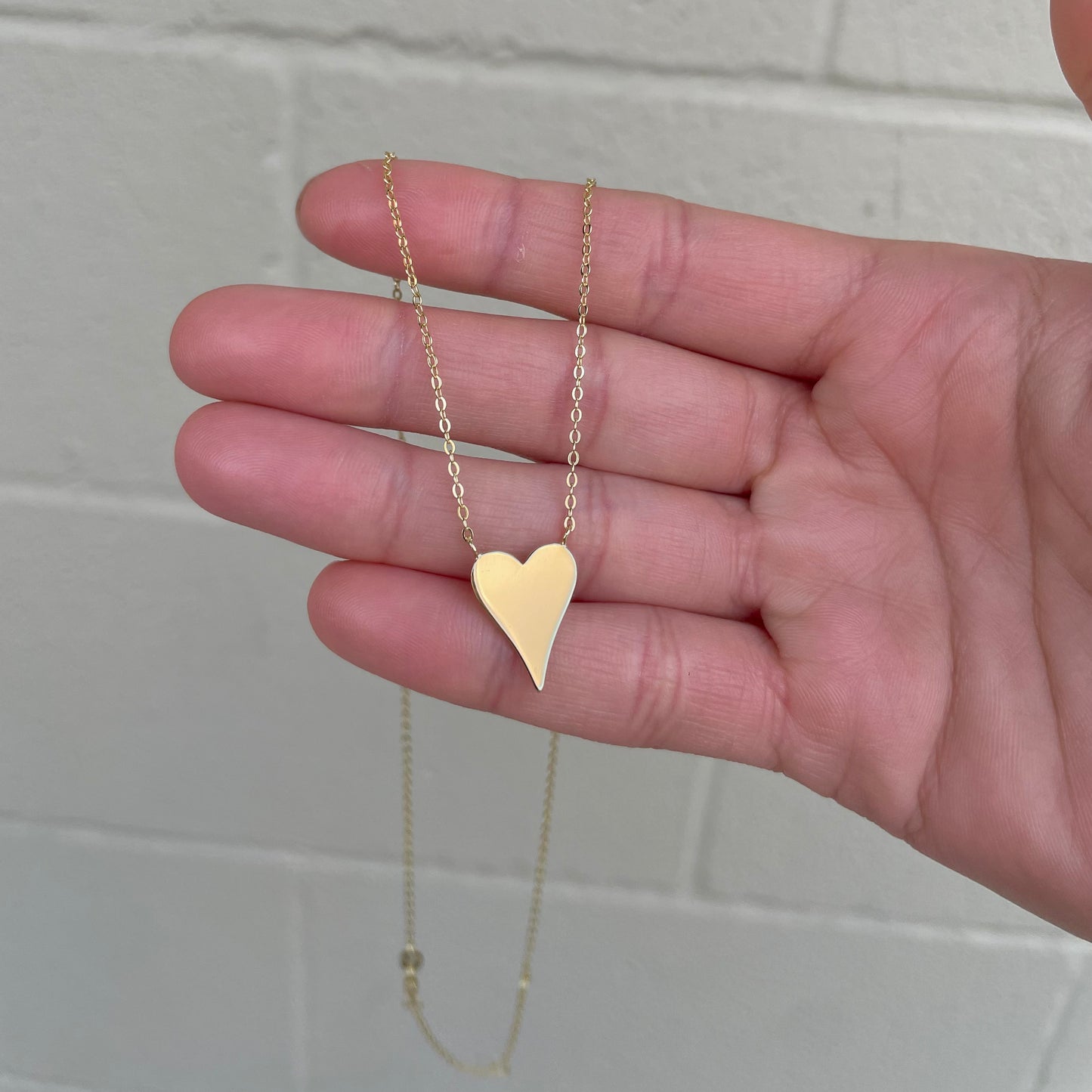 “LUCKY GIRL MINI” GOLD NECKLACE