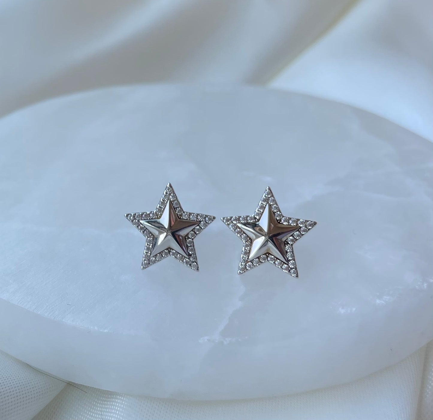 "SHINING START" SILVER/GOLD EARRINGS